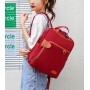 Женский рюкзак Bella Borsa Красный с отделением для ноутбука 14 дюймов