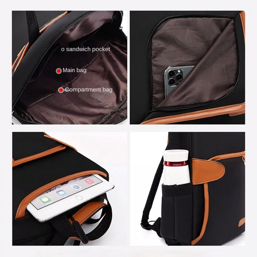 Женский рюкзак Bella Borsa Хаки с отделением для ноутбука 14 дюймов