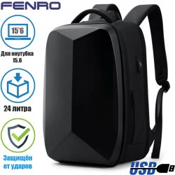 Бизнес рюкзак Fenro Armor Ultra с кодовым замком и USB-портом