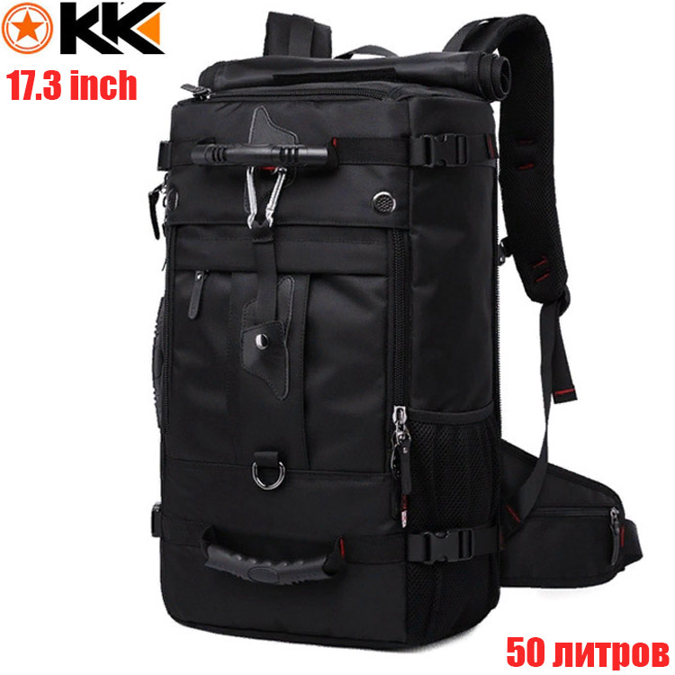 Рюкзак 3 в 1 KAKA Travel 50 литров Чёрный