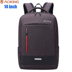 Рюкзак AOKING SN67990 Коричневый с отделением для ноутбука 14 дюймов