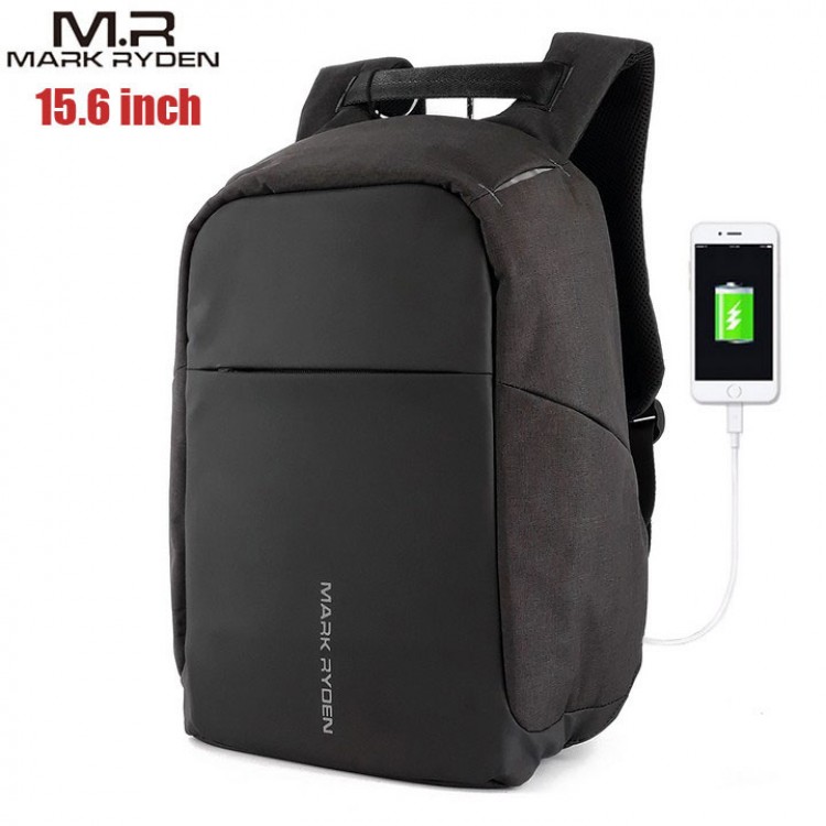 Рюкзак Mark Ryden MR5815zs Чёрный с USB-портом и отделением для ноутбука 15.6
