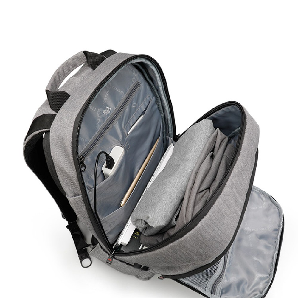Рюкзак Tigernu T-B3142 с USB портом Тёмно-серый